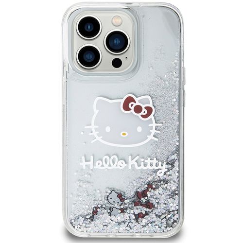 Etui Hello Kitty do iPhone 15 Pro, Srebrny na Arena.pl