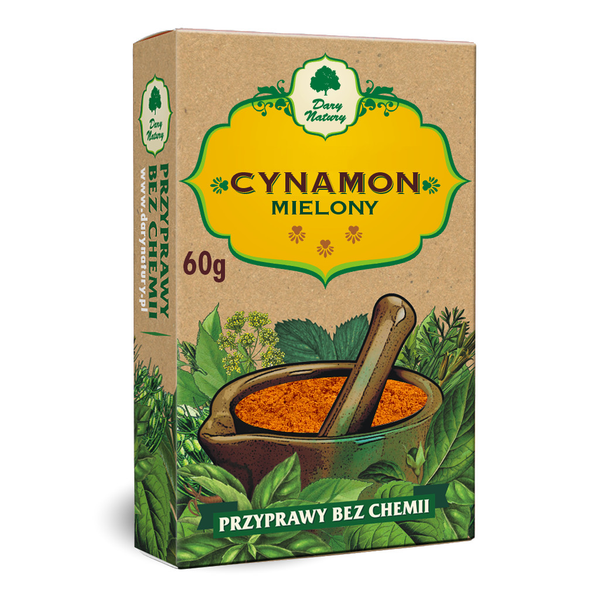 Cynamon Mielony 60 g - Dary Natury zdjęcie 1