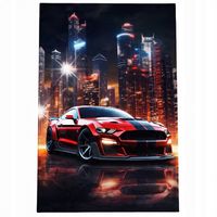 Obraz 60x40 samochody ford mustang GT do garażu miasto NFS do garażu art