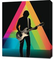 Obraz 60x70cm Pryzmat przez Gitarę