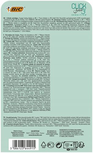 BIC CLICK 3 SOLEIL SENSITIVE MASZYNKA DO GOLENIA DLA KOBIET + 6 WKŁADÓW na Arena.pl