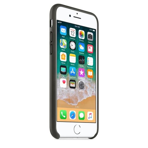 Apple iPhone 8 / 7 Leather Case - Charcoal  Gray na Arena.pl