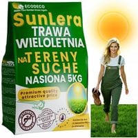 Trawa Nasiona Uniwersalna 5kg na Tereny Suche Trawnik 200m2 Mieszanka Traw