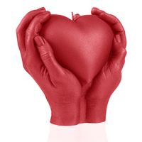 Świeca Hand LOVE Świeczka Serce Wegańska parafina 35h