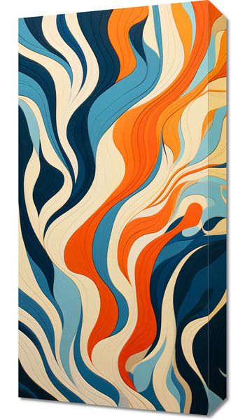 Obraz 30x60cm Oceaniczne Fale zdjęcie 1