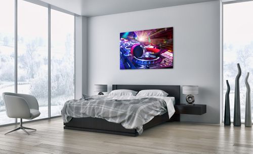 Obraz Na Płótnie - Studio Nagrań  - 120X80 Cm - Aa120X80-2412 na Arena.pl