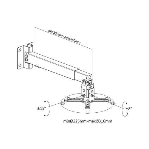 Uchwyt do projektorów do ściany na Arena.pl