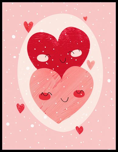 Plakat 50x65cm Ciepło Serca na Arena.pl