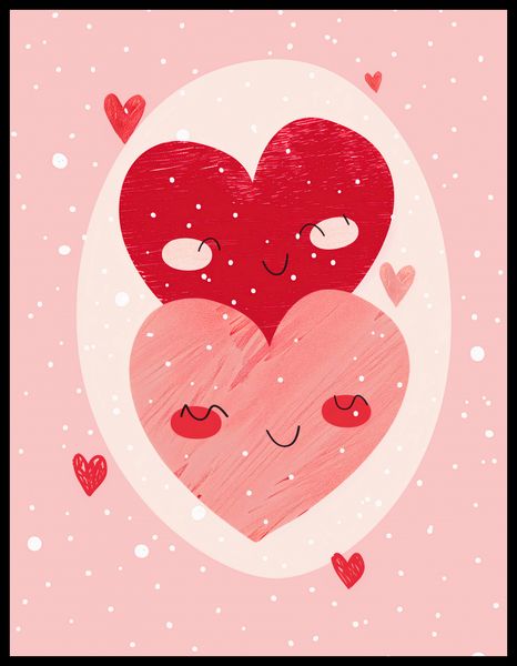 Plakat 50x65cm Ciepło Serca zdjęcie 2