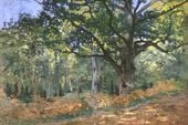 Plakat 60x40cm The Bodmer Oak, Monet Vintage do Salonu