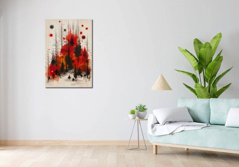 Obraz 60x90cm Światło w Mroku zdjęcie 2