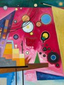 Plakat 60x80cm Heavy Red, Wassily Kandinsky Vintage do Salonu