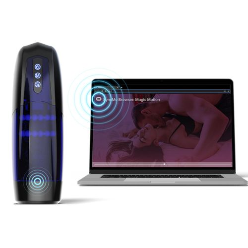 masturbator sterowany aplikacją xone blue magic motion na Arena.pl