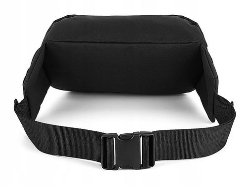 SASZETKA NERKA BIODROWA NA RAMIĘ DUŻA SZEROKI PAS CZARNA na Arena.pl