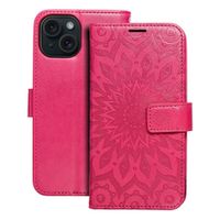 Kabura MEZZO Book do IPHONE 15 mandala magenta