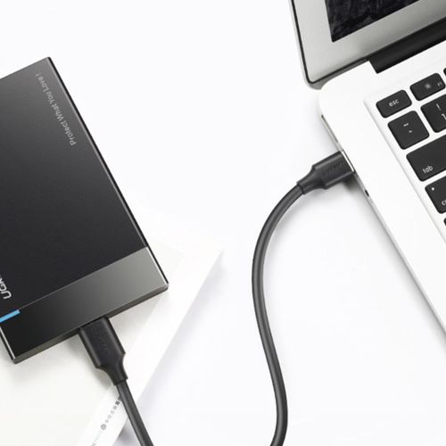 kabel przewód usb 3.0 - usb-c 3a 1m czarny na Arena.pl
