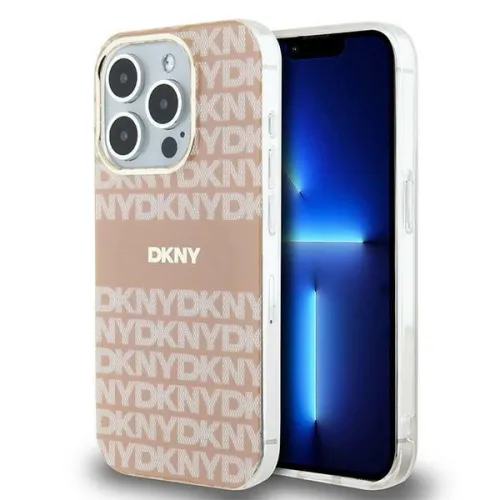 Etui DKNY IML Mono & Stripe MagSafe na iPhone 13 Pro / 13 - różowe na Arena.pl