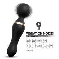 "Masażer Różdżka z 9 Trybami - 19 cm Magii Relaksu"