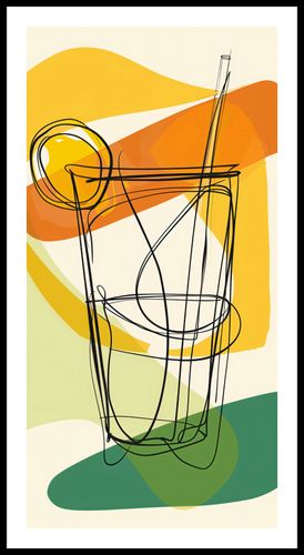 Plakat 50x100cm Koktajl Artystyczny na Arena.pl