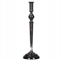 ŚWIECZNIK KANDELABR ONYX czarny wys. 38cm