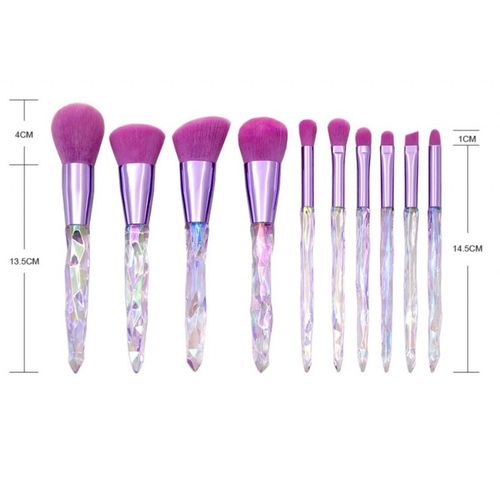 Zestaw 10 Szt Pędzli Do Makijażu Pz42 na Arena.pl