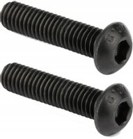 2x M3 śrubka imbusowa 12mm 10.9 modelarska czarna