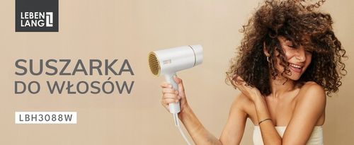 Suszarka do włosów mała LEBENLANG 2100W jonizacja składana zimny na Arena.pl