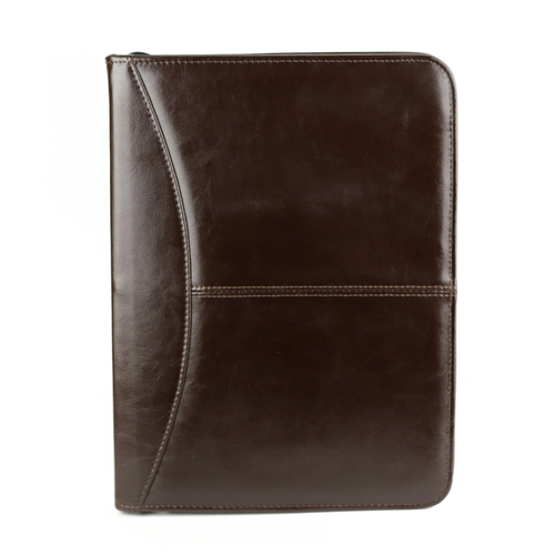 Aktówka skórzana - brąz KEMER na Arena.pl