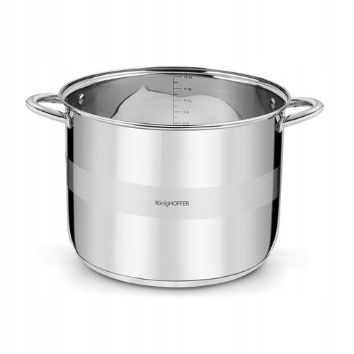 GARNEK Indukcja STALOWY DUŻY Wysoki Gastronomiczny Konighoffer Faro 12 l na Arena.pl