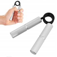 Metalowy ściskacz do ćwiczenia dłoni ręki duży opór 45kg FIZJO Hand Grip