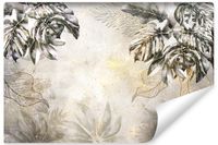 Fototapeta Do Salonu LIŚCIE Monstera Abstrakcja Efekt 3D 135cm x 90cm