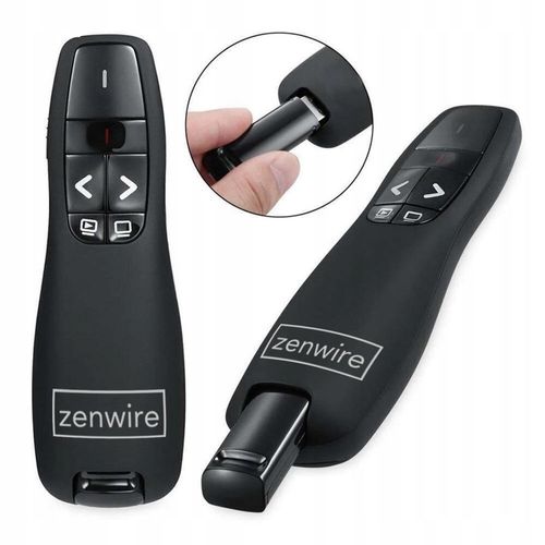 WSKAŹNIK PREZENTER LASEROWY PILOT BEZPRZEWODOWY DO PREZENTACJI LASER USB ZW na Arena.pl