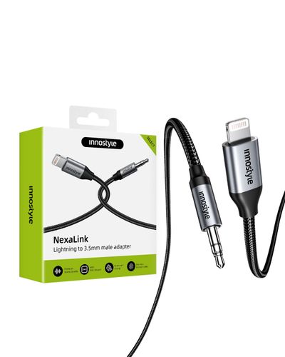 innostyle kabel aux do iphone przejściówka adapter lightning mini jack 1m na Arena.pl