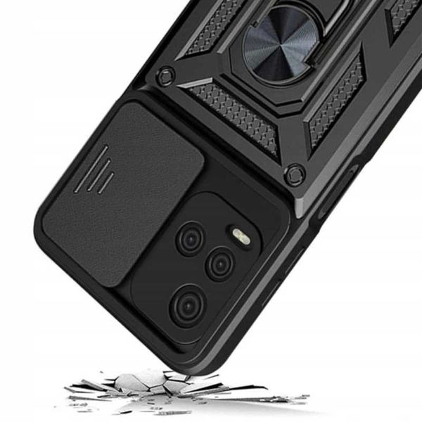 Spacecase Camring Vivo Y21S Black zdjęcie 3