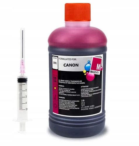 5 x 250 ml BKCYM TUSZ do CANON PG 540 560 545 575 546 ZESTAW AKCESORIA KLIP na Arena.pl