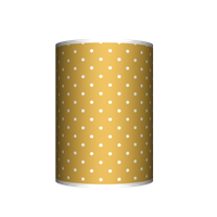 Abażur Tuba - Kropeczki żółte