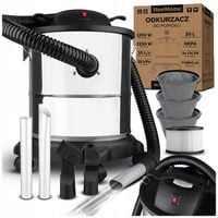 ODKURZACZ PRZEMYSŁOWY DO POPIOŁU PIECA KOMINKA 20L HEPA 2200W +