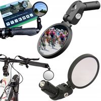 Lusterko rowerowe roweru wsteczne lewe prawe 360 lekkie dobra widoczność