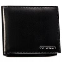PETERSON portfel skórzany męski RFID antykradzieżowy skóra