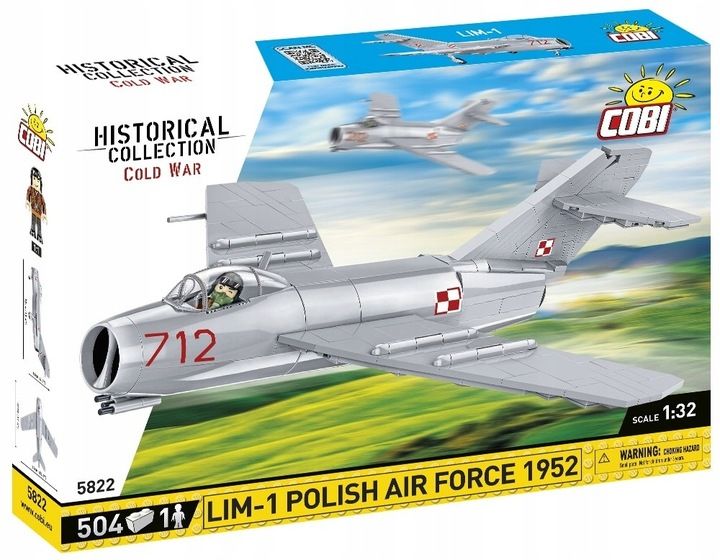 COBI 5822 SAMOLOT LIM-1 POLISH AIR FORCE 1952 zdjęcie 5