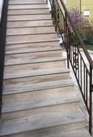 Drewnopodobne płytki na schody 120x30 NA ZEWNĄTRZ