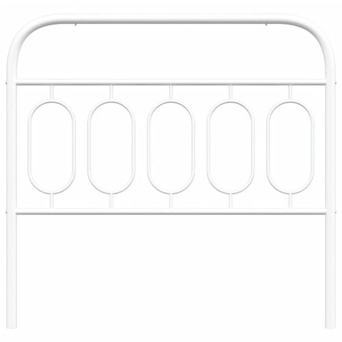 Metalowe wezgłowie, białe, 100 cm na Arena.pl