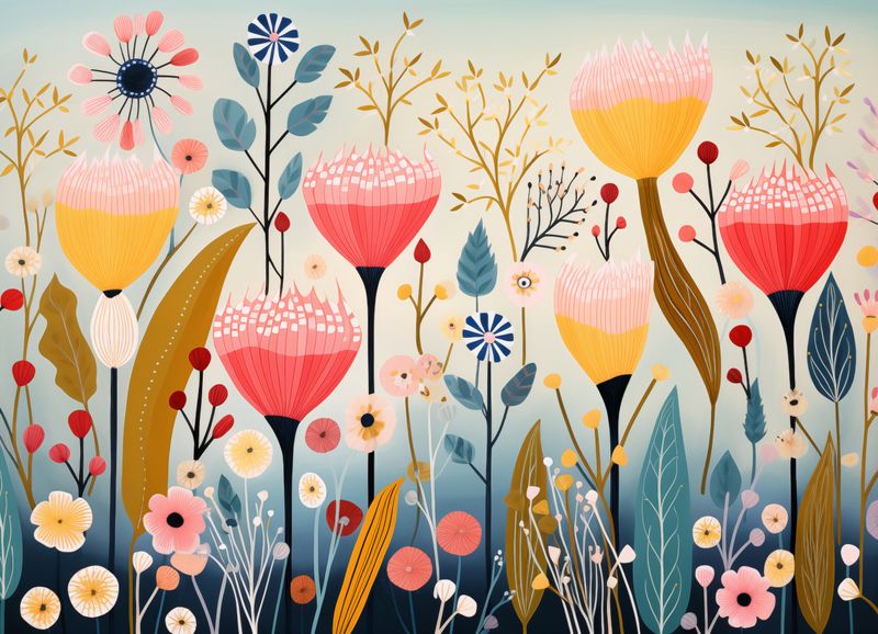 Plakat 18x13cm Ogród Marzeń zdjęcie 1