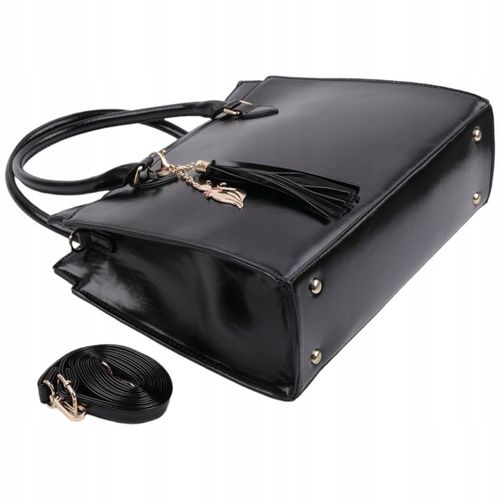 Torebka damska shopper na ramię WIZYTOWE SHOPPERKI MIEJSKIE KLASYCZNE na Arena.pl