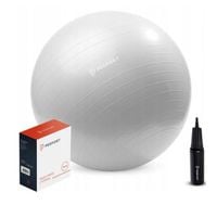 Piłka fitness do ćwiczeń rehabilitacji BumFit BFS 65cm + pompka