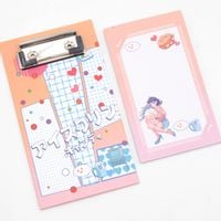 Podkładka z klipsem z karteczkami motyw koreański