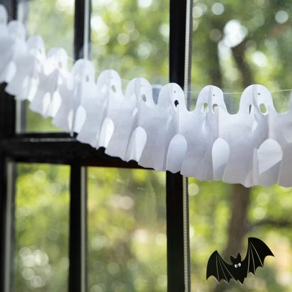 Girlanda Halloween białe duszki, 260 cm zdjęcie 2