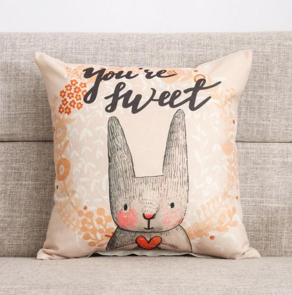 Poszewka na poduszkę z zajączkiem Hello Sping 45x45cm zdjęcie 10