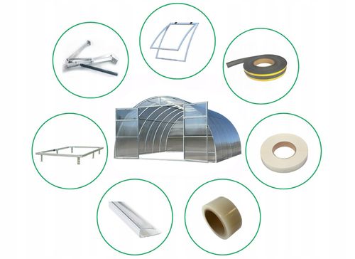 Szklarnia Mocna MAXI 40x20 4x10m 4mm na Arena.pl