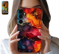 ETUI CASE SAMSUNG GALAXY S24 FE ELEGANCKI MARMUR KAMIENNE WZORY + FOLIA